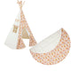 Tipi-Set „Spring Garden“ mit Spielmatte