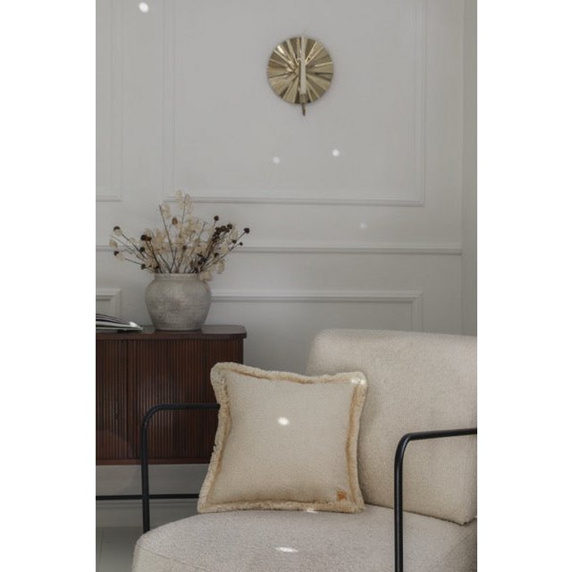 Bouclé-Kissen „Cream“ – Creme, 40 × 40 cm