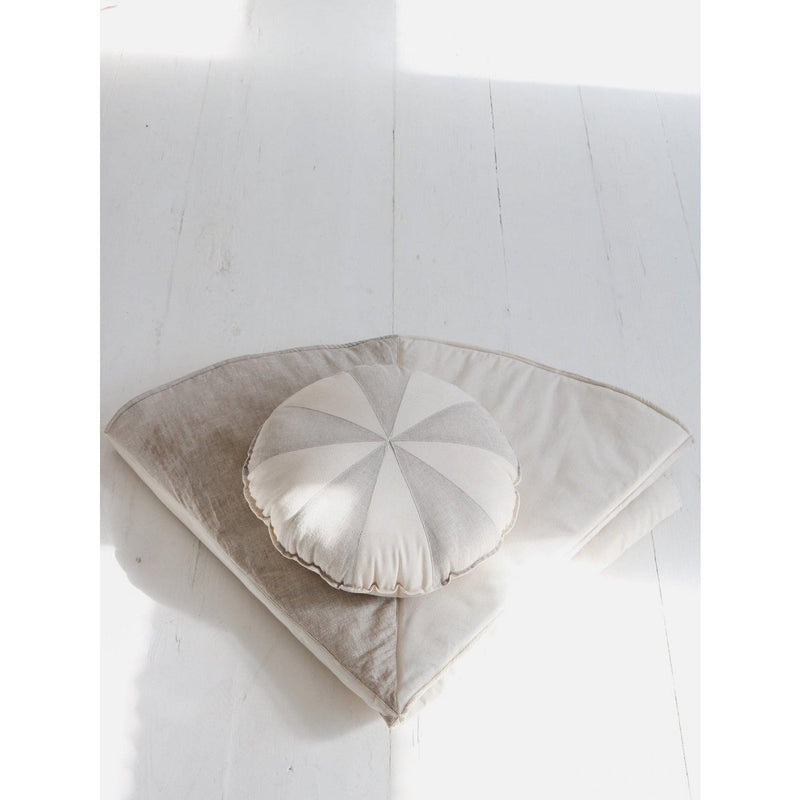 Runde Patchwork-Matte „Cream Candy“ – Ø 120 cm
