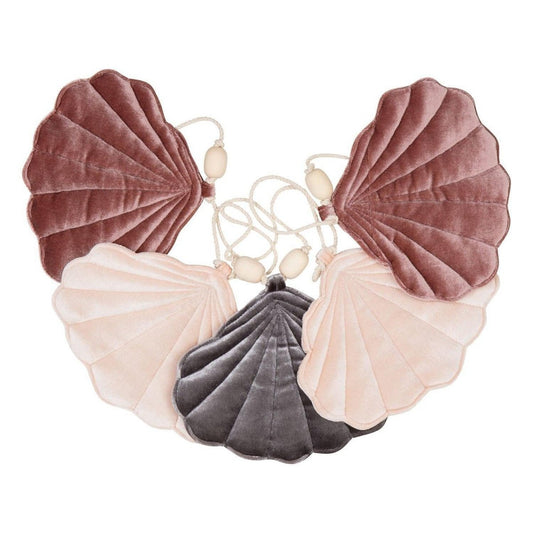 Moi Mili Samtgirlande mit Muscheln „Cosmic Pearl“ – Produktfoto 2