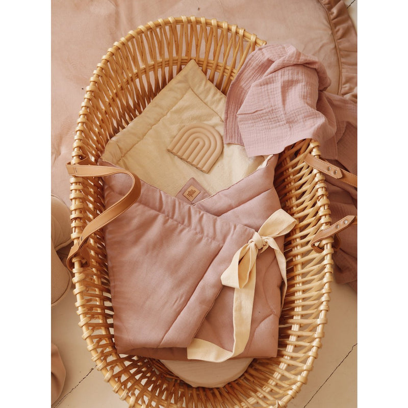 Musselin-Wickeldecke „Baby Pink“