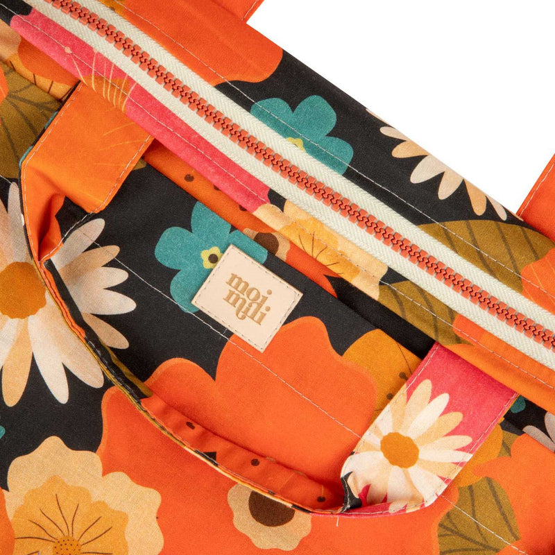 Kosmetiktasche „Picknick mit Blumen“ – groß
