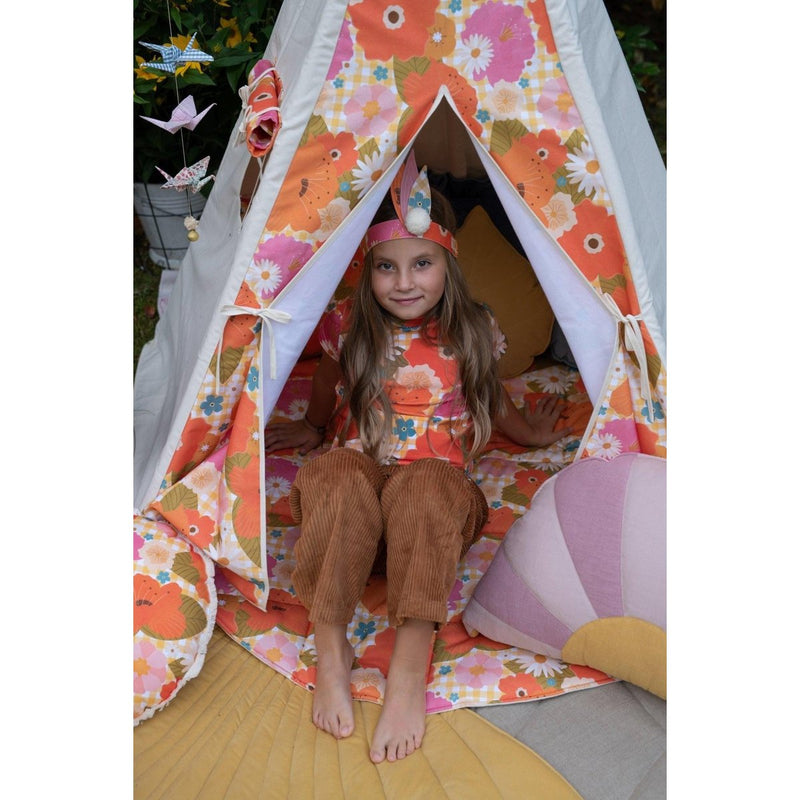 „Picknick mit Blumen“ Stirnband