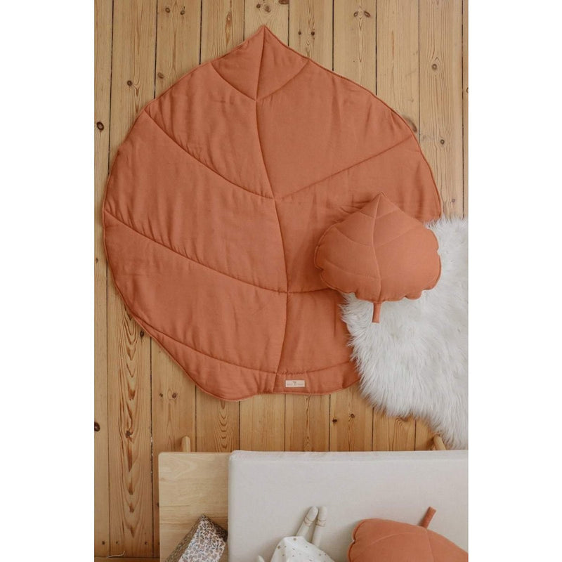 Leinenblattmatte „Papaya“