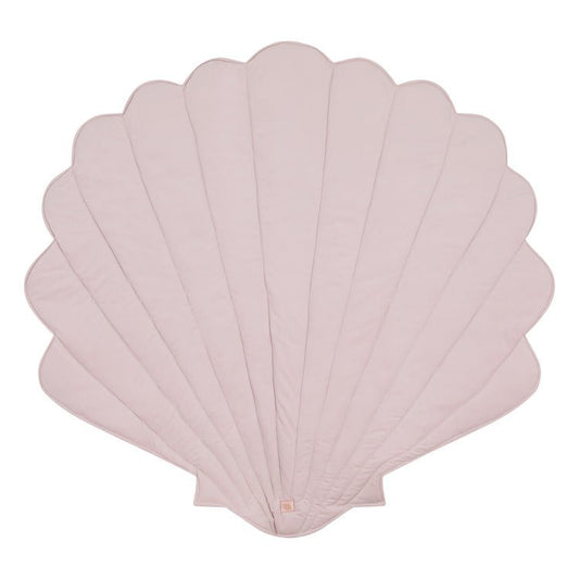 Moi Mili Samt-Muschelmatte „Powder Pink“ – Produktfoto 2