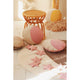 Samt-Sterngirlande „Soft Pink Dust“