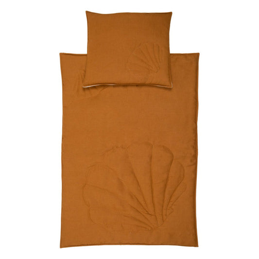 Moi Mili Leinen-Bettset „Caramel Shell“ – Large – Produktfoto 2