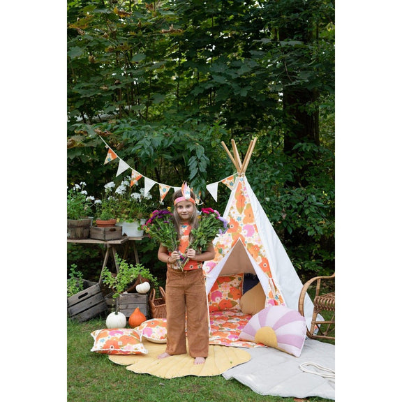 Moi Mili Kinder-Tipi-Zelt „Picknick mit Blumen“ – Produktfoto 7