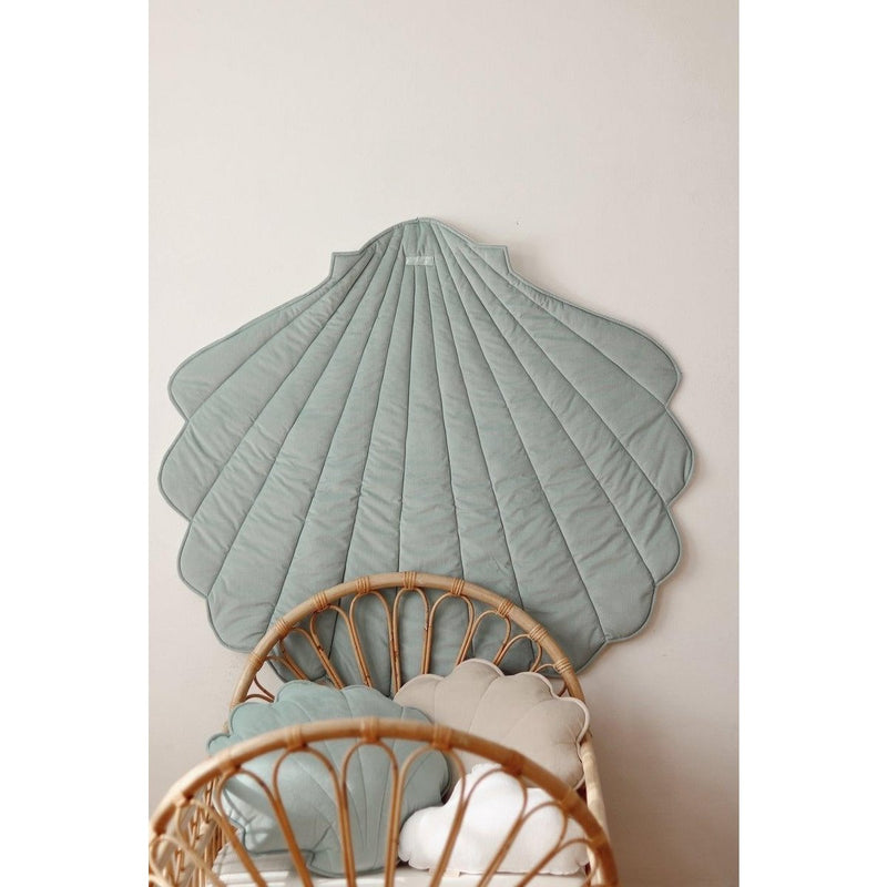 Samt-Muschelmatte „Powder Mint“