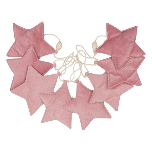 Moi Mili Samt-Sterngirlande „Soft Pink Dust“ – Produktfoto 2