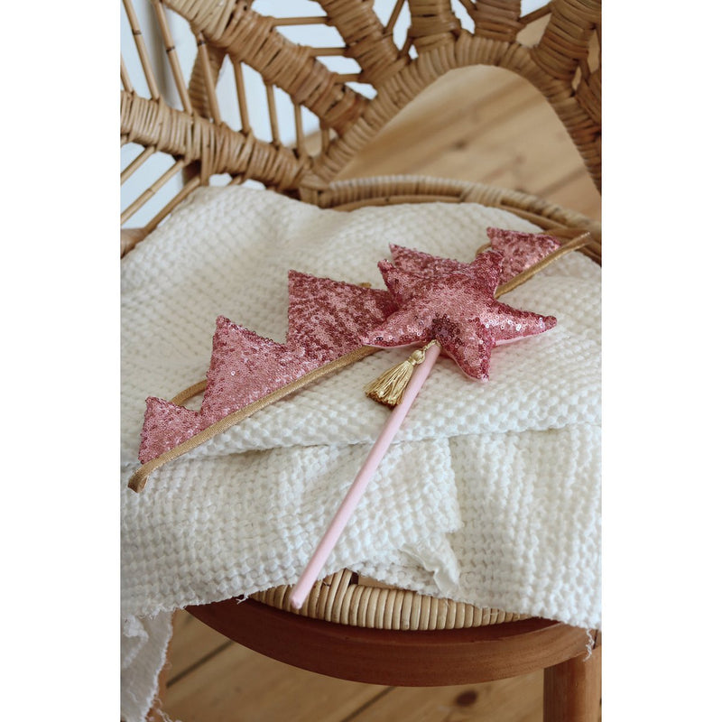 Verkleidungsset „Pink Magic“ – Krone & Zauberstab