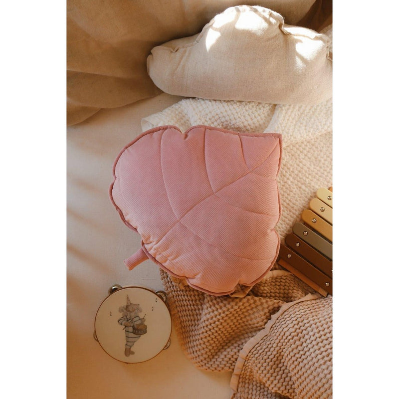 Samt-Blattkissen „Soft Rose“