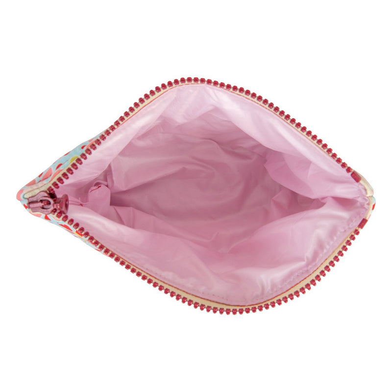 Kosmetiktaschen-Set „Rote Blumen“ – 2-teilig