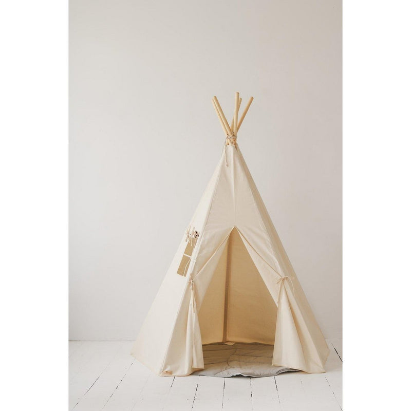 Tipi-Set „Natural Beige“ mit Spielmatte