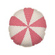 Patchwork-Weihnachtskissen „Rot kariertes Bonbon“