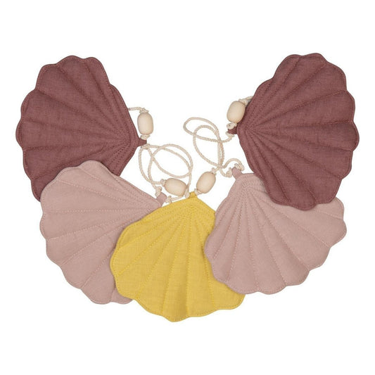 Moi Mili Leinengirlande „Marsala Shells“ – Produktfoto 2