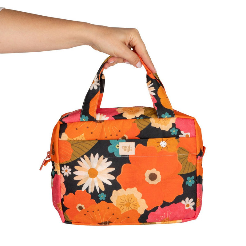 Kosmetiktaschen-Set „Picknick mit Blumen“ – 2-teilig