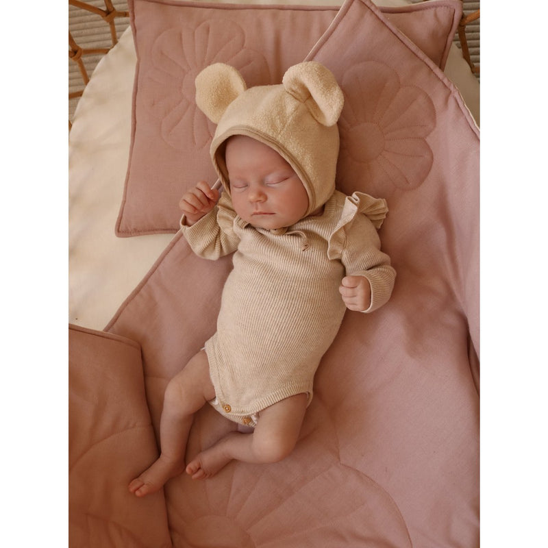 Leinen-Bettset „Bloom Powder Rose“