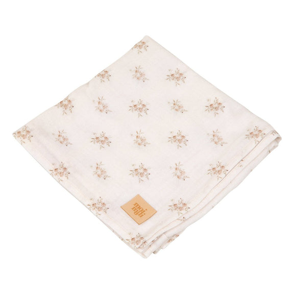 Moi Mili Musselin-Pucktuch „Boho Flowers“ – Produktfoto 4