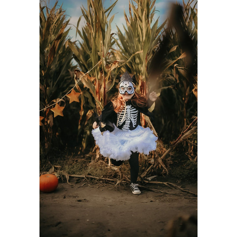 Totenkopfmaske „Black Halloween“