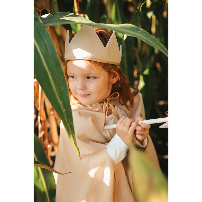 Beige Krone für Kinder
