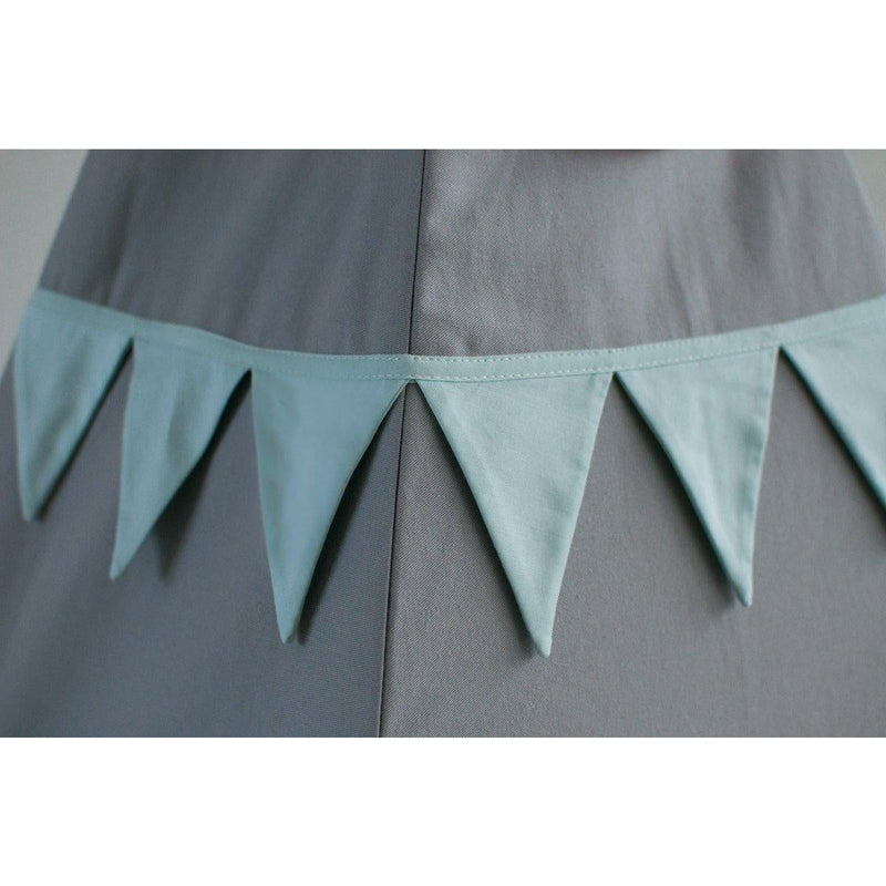 Tipi-Set „Mint Love“ mit Girlande & Spielmatte