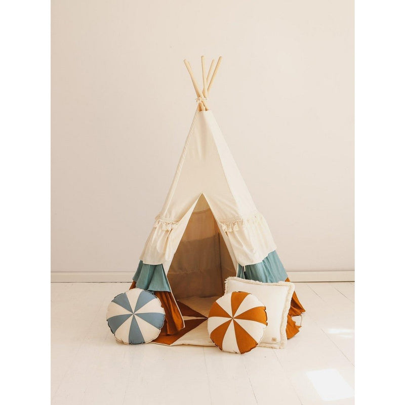Tipi-Zelt „Zirkus“ mit Rüschen