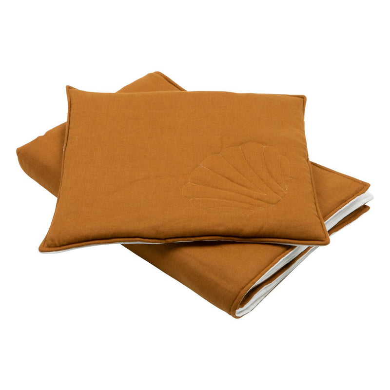 Kinder-Bettwäsche-Set aus Leinen „Caramel“