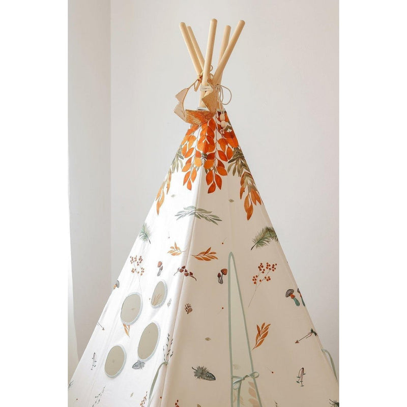 Tipi-Set „Waldfreunde“ mit Spielmatte