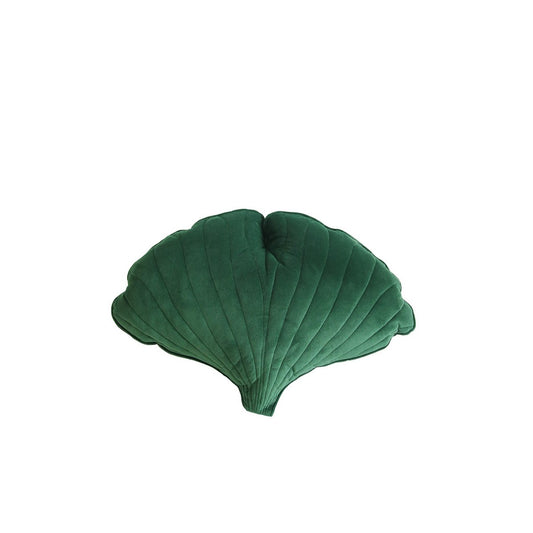 Moi Mili Samt-Ginkgokissen „Forest Green“ – Produktfoto 2