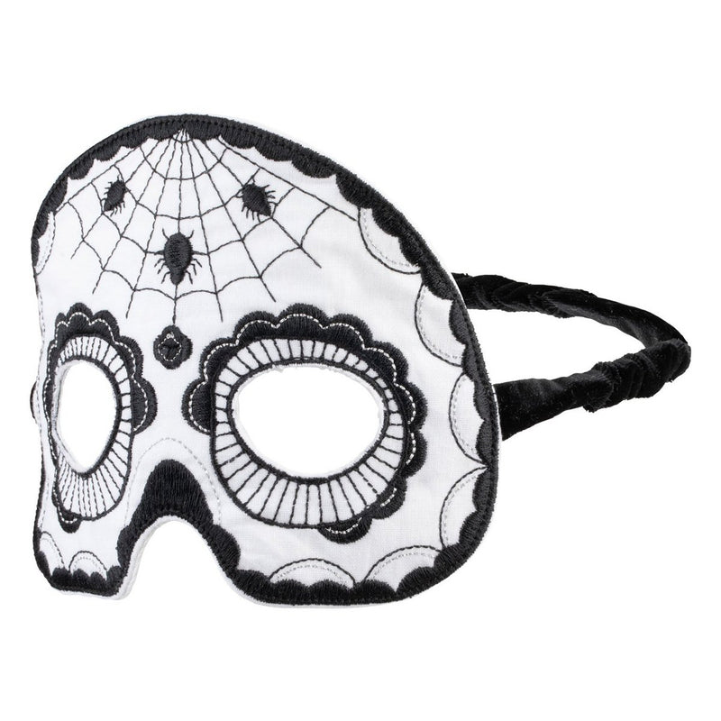 Totenkopfmaske „Black Halloween“