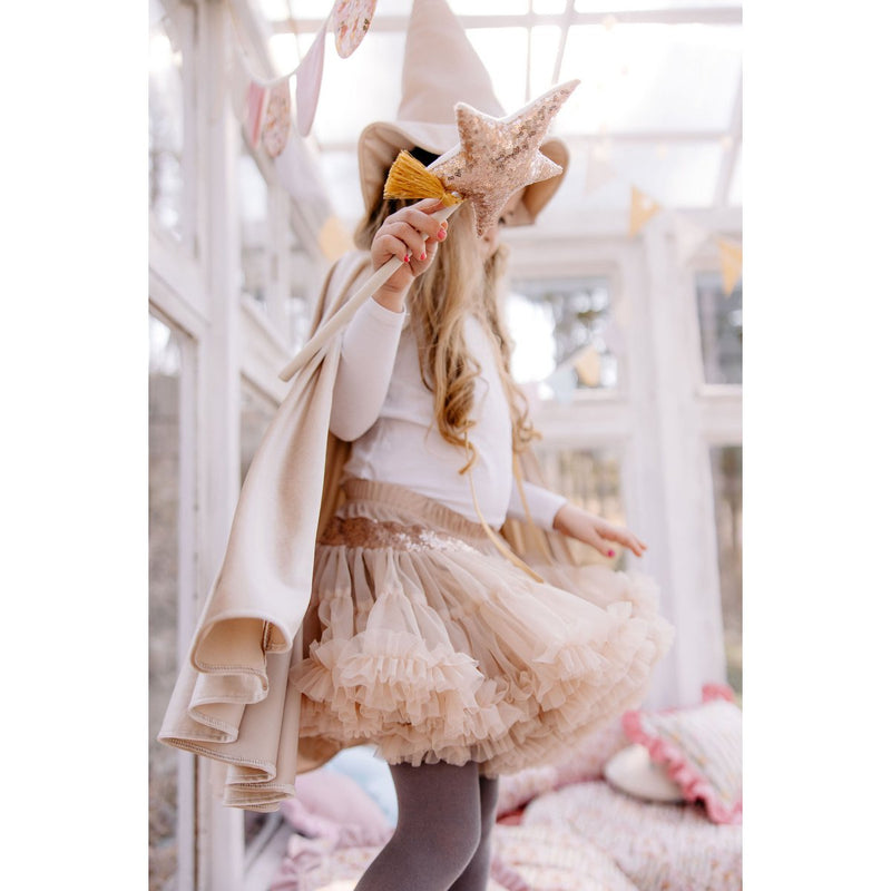 Samt-Katzenmaske „Champagne Rose“