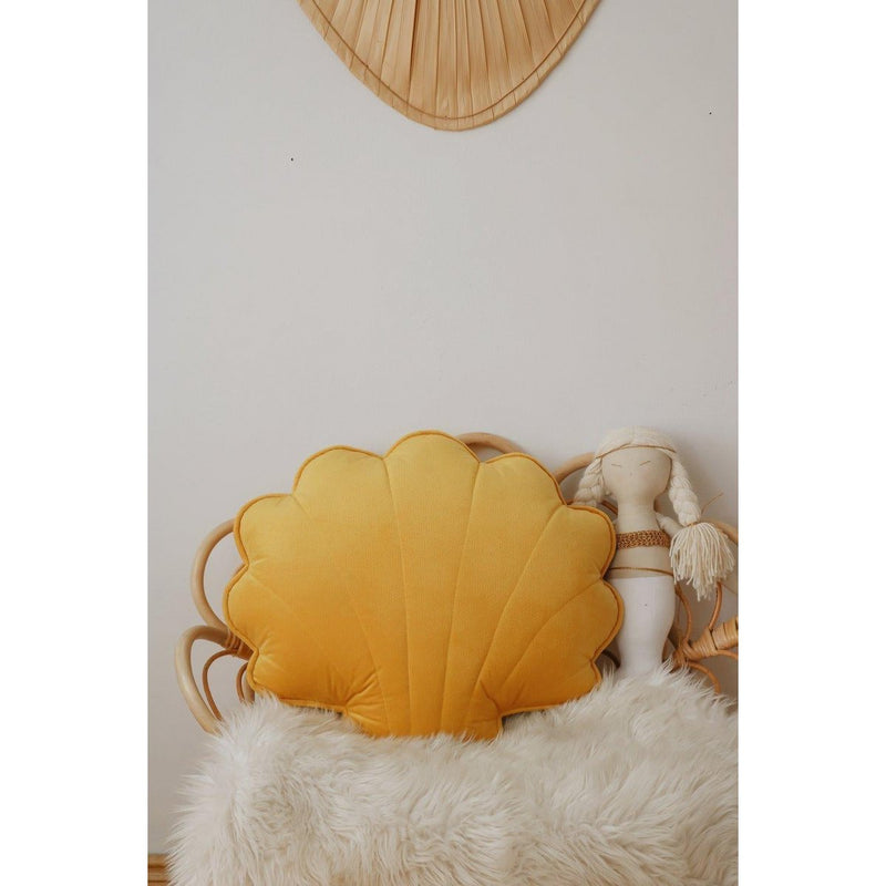Samt-Muschelkissen „Honey“