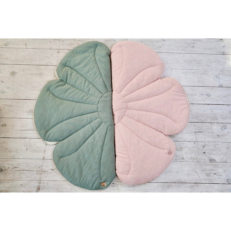 Leinen-Blütenmatte „Blush Lily“