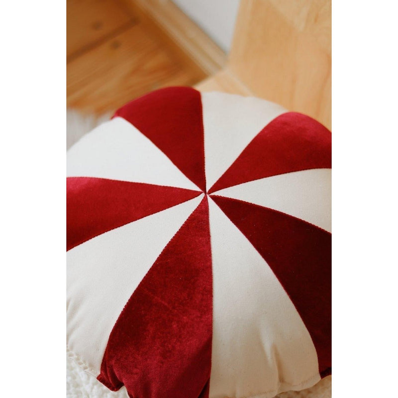 Samt-Candy-Kissen „Red Candy“