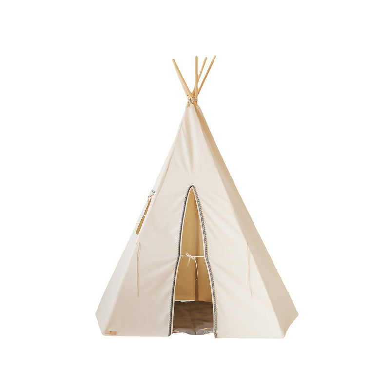 Tipi-Zelt „Grey Pompoms“