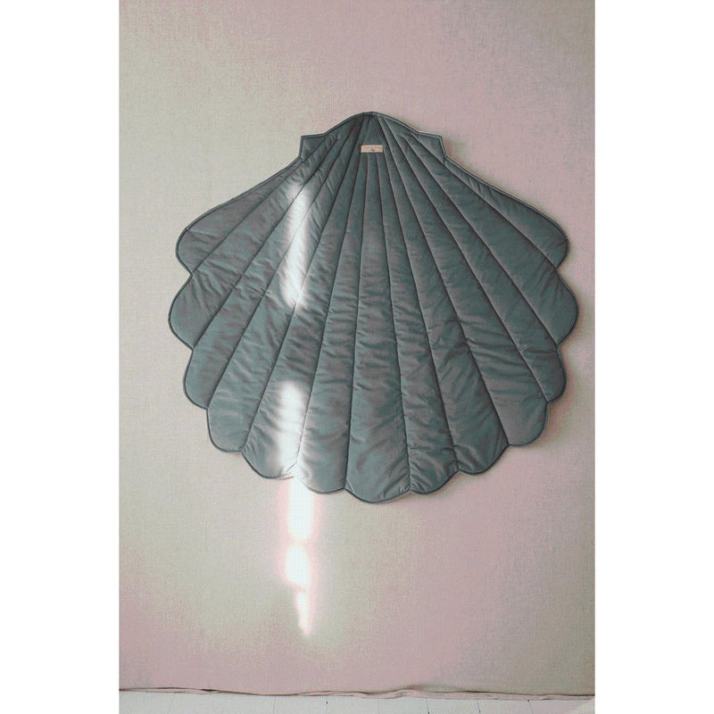 Samt-Muschelspielmatte „Graue Minze“