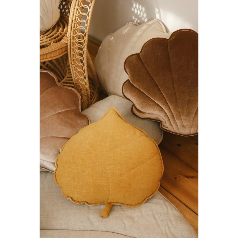 Leinen-Blattkissen „Mango Leaf“