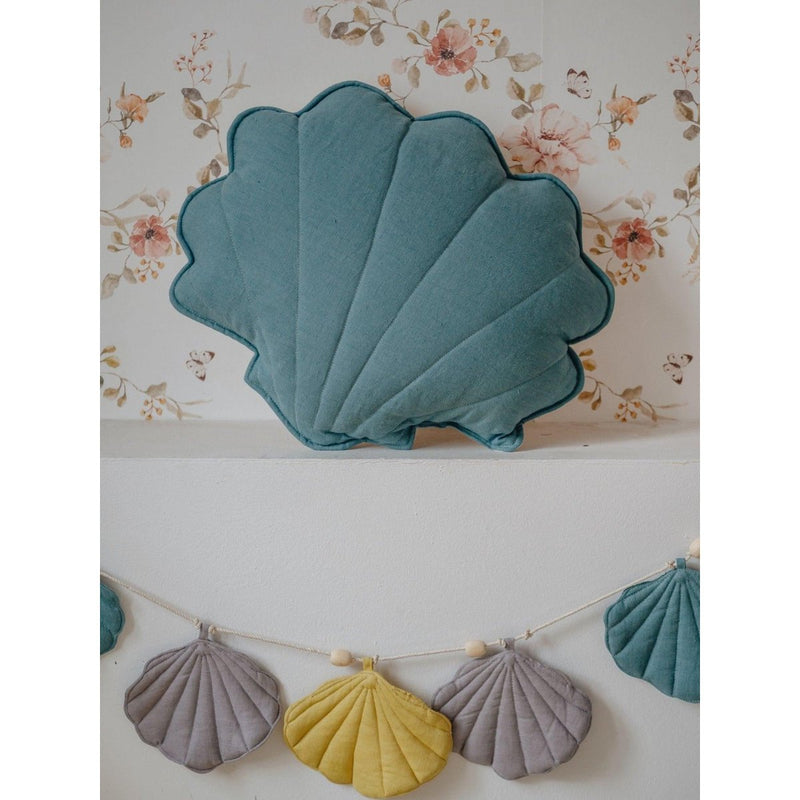 Leinengirlande „Eye of the Sea“ mit Muscheln