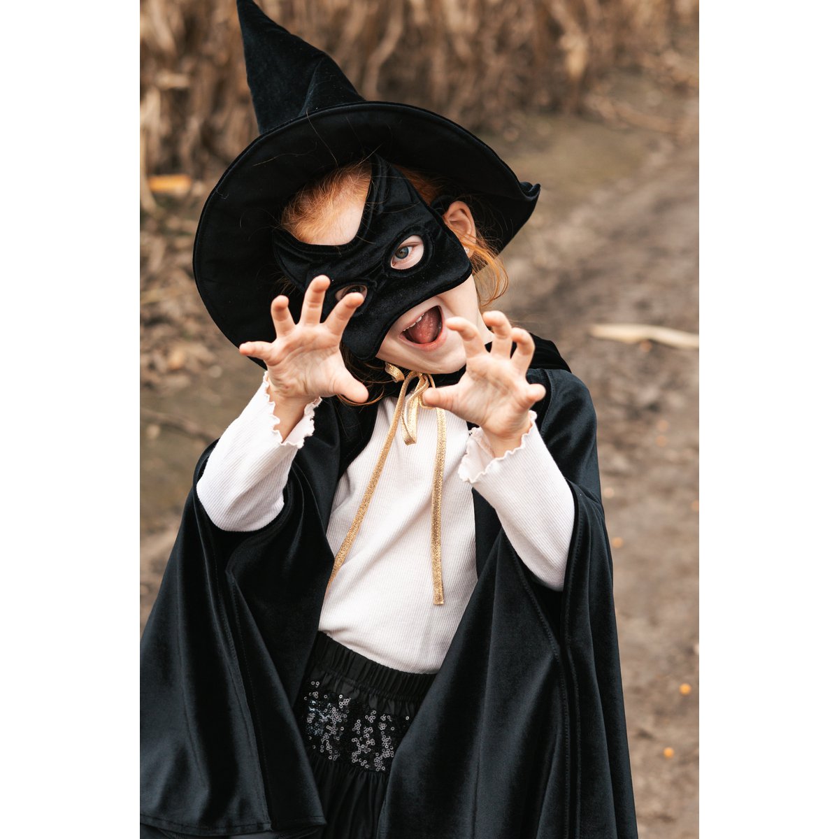 Moi Mili Katzenmaske „Black Cat“ – Schwarz – Produktansicht