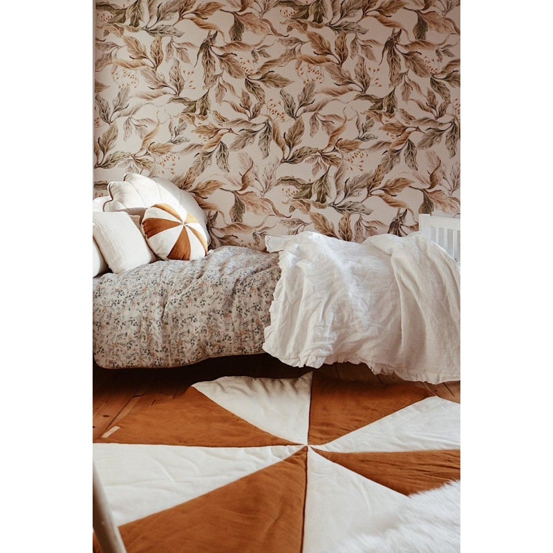 Runde Patchwork-Matte „Caramel Candy“