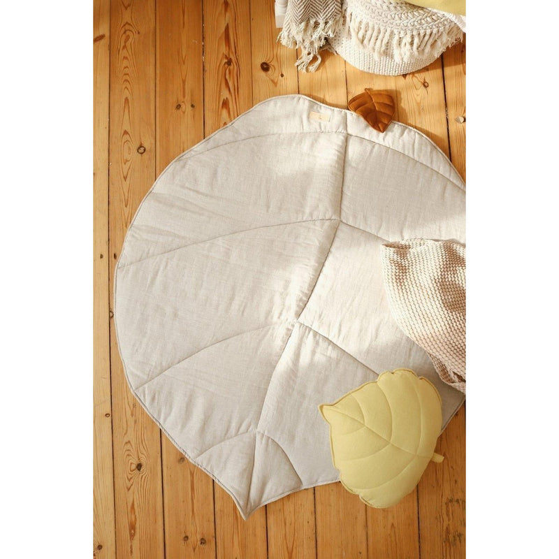 Leinen-Blattspielmatte „Sand“