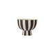 Toppu Mini-Schüssel – Weiß/Schwarz – Ø12,6 × H10 cm von OYOY Living Design