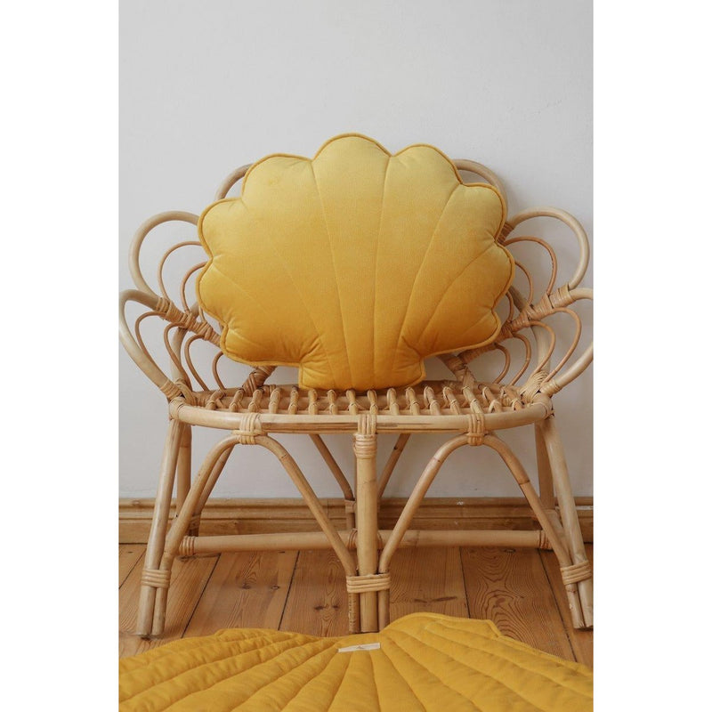 Samt-Muschelkissen „Honey“