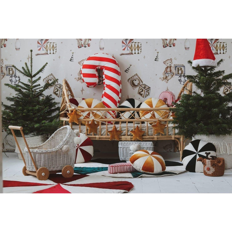 Patchwork-Kissen „Gold Candy“