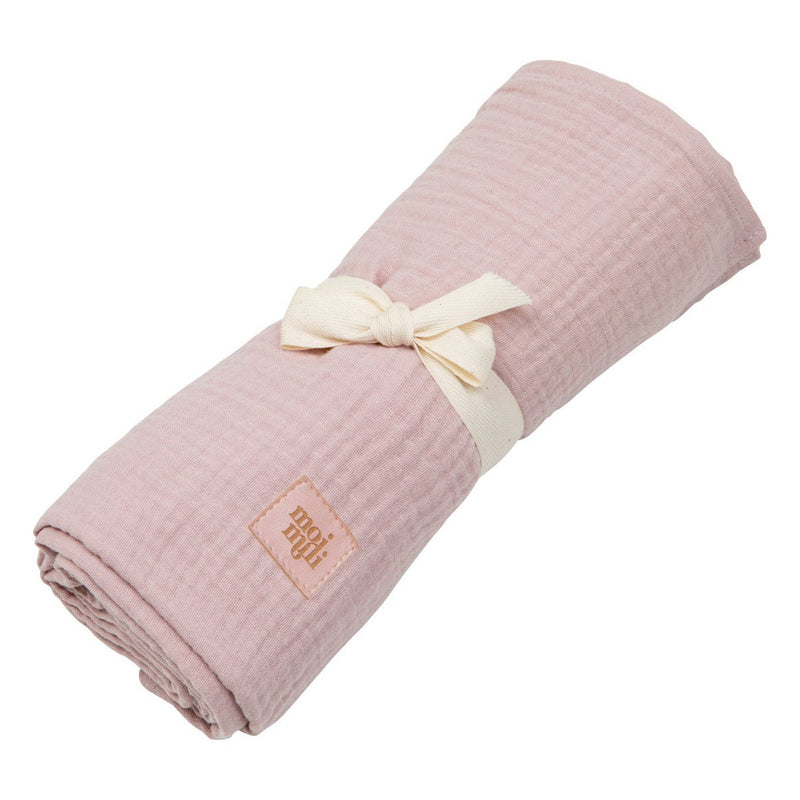 Musselin-Wickeldecke „Baby Pink“