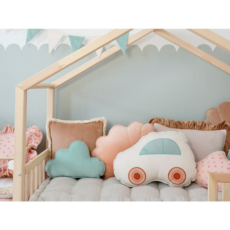 Samt-Wolkenkissen „Soft Mint“