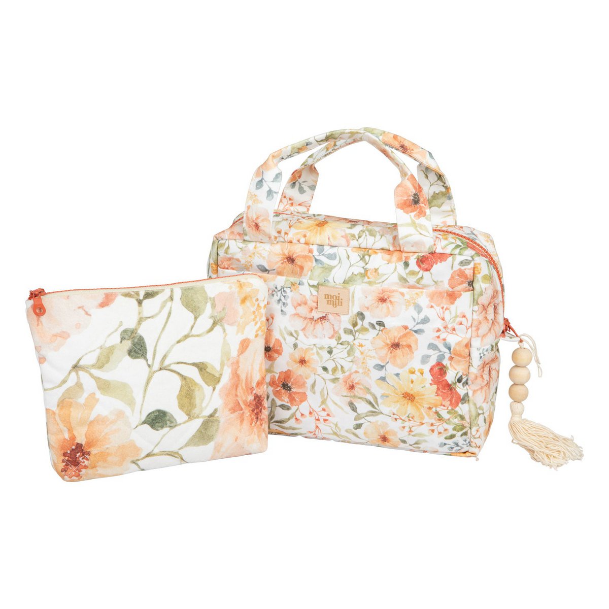 Moi Mili Kosmetiktaschen-Set „Flower Power“ – 2-teilig – Produktansicht