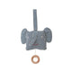 Erik Elefant Musik-Mobile – H9,5 × L16 × B8 cm von OYOY MINI