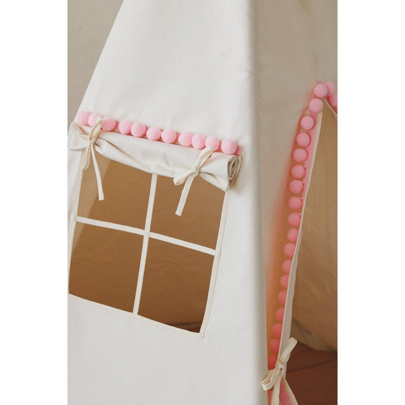 Tipi-Set „Fluffy Pompoms“